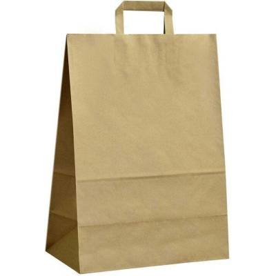 Papírová taška hnědá ExtraKRAFT 320x170x440 mm s plochým uchem