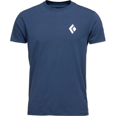 Black Diamond SS EQUIPMNT FOR ALPINIST TEE modrá