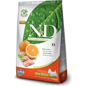 N&D Grain Free Dog Adult Mini Fish & Orange 2,5 kg