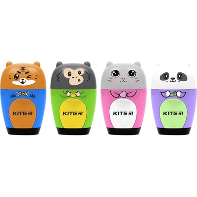 Острилка с резервоар и гума Kite Jungle Микс (1907044-K23-366)