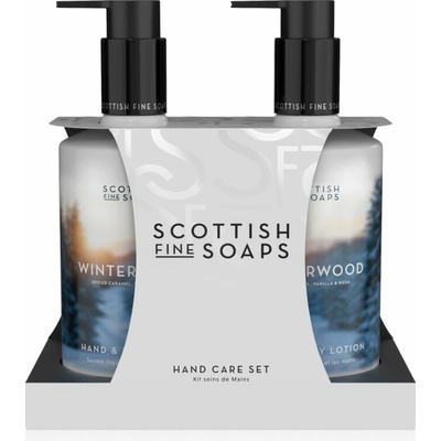 Scottish Fine Soaps Winterwood tekuté mýdlo na ruce a tělo 300 ml + Scottish Fine Soaps Winterwood tělové mléko na ruce a tělo 300 ml kosmetická sada