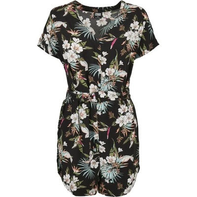 Urban classics TB4096 short sleeve romper - Black (Black Mixed)
