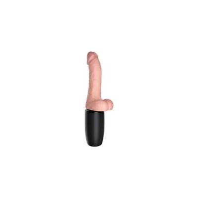 Pipedream King Cock Plus Triple Threat 6.5″ Тласкащ вибратор пенис с топки (P25304)