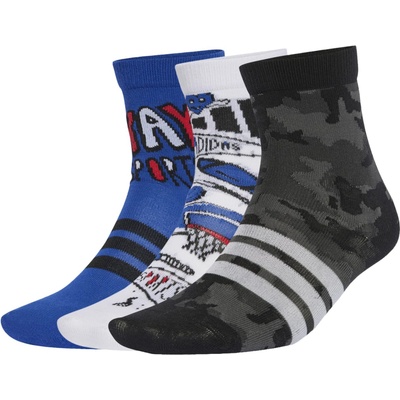 adidas detské ponožky nad kotník K DOODLE 3PP SO JV5162 multicolor