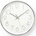 Nedis CLWA015PC30SR - Стенен часовник 1xAA бял/сребрист (NE0445)