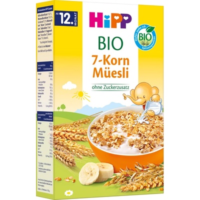 Hipp Био Мюсли 7 зърнени култури 12м+ 200г