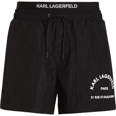 Karl Lagerfeld Шорти за плуване черно, размер XL