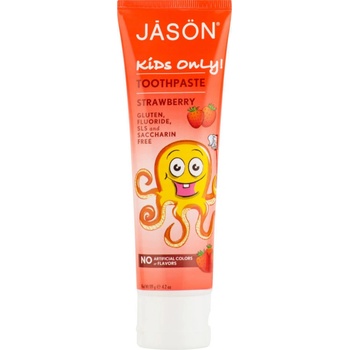 Jason Kids Only zubná pasta pre děti jahoda 119 g