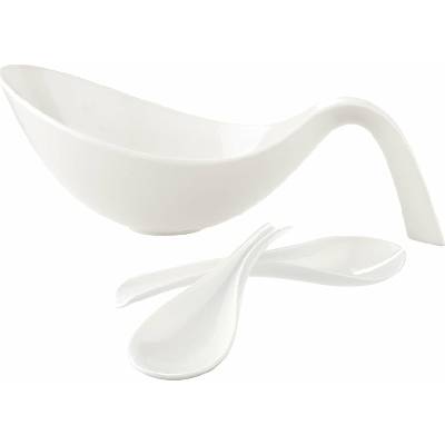 Villeroy & Boch 10-3420-8813 Misa na šalát so servírovacími lyžicami Flow