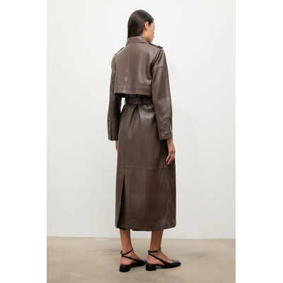 ANSWEAR Шлифер женски кожен (WA25-KUD031)