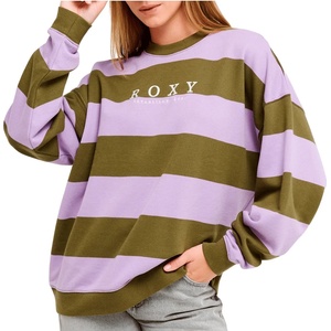 Roxy Дамски пуловер Roxy Women's Strictly Stripes Oversized Jumper - Winter Moss Stricty Striipe - размер XL (117-3798-0115)