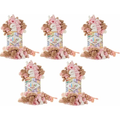 alize Puffy Color SET 6046 Плетива прежда (26706046-ALIZE-SET)