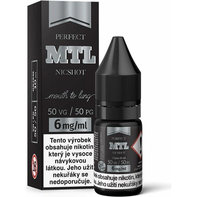 JustVape MTL NicShot 50VG/50PG 10 ml 6 mg