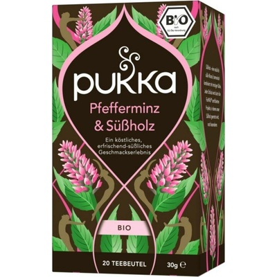 Pukka Herbs Ajurvédský Bio čaj Peppermint & licorice 20 ks