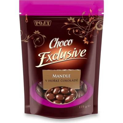 Poex Mandle v hořké čokoládě 175 g