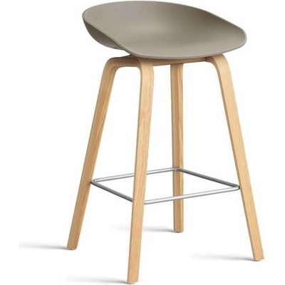 Hay AAS 32 Low lacquered oak veneer / khaki