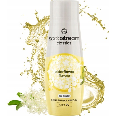 SodaStream sirup z bezinek bez cukru 440 ml