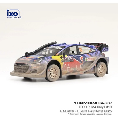 Ford Puma Rally1 Safari Rallye Kenia 2025 13 Munster Louka IXO 1:18