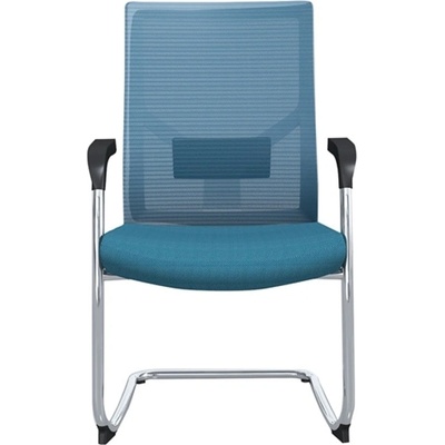 RFG Посетителски стол RFG Snow M, до 120кг, дамаска/меш, светлосин, 2 броя в комплект (226C-BS/OA2011/OS332)