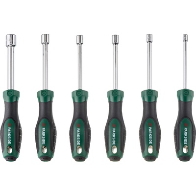 PARKSIDE Sada šroubováků / Sada nástrčných klíčů a šroubováků, 6dílná (sada nástrčných klíčů a šroubováků)