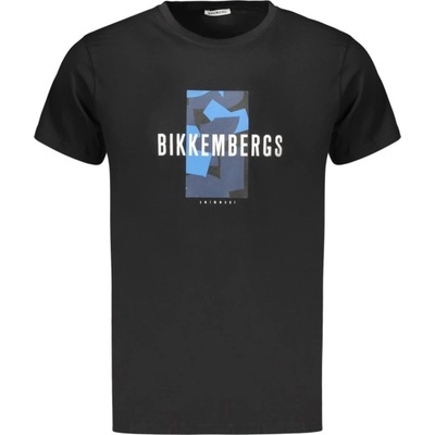 Bikkembergs Мъжка тениска с къси ръкави bikkembergs, Размер l, Цвят Черен (bkk3mts03_neblack)
