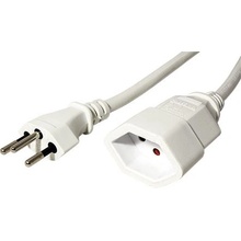 Value Kabel síťový prodlužovací Švýcarsko, typ J, SEV1011 T12-T13, bílý, 3m - 19.99.1183