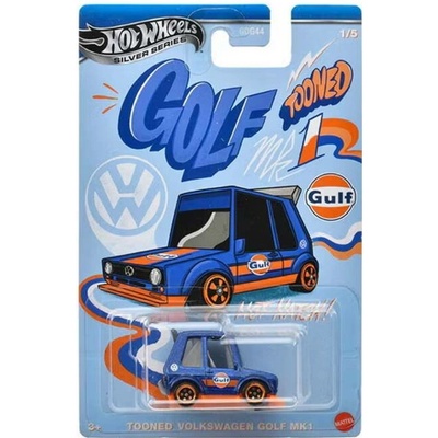 Mattel Hot Wheels Tooned Gulf Racing Volkswagen Golf MK1