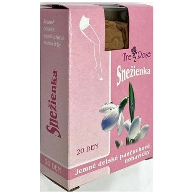 Dievčenské pančuchy Snežienka 20 den tělová bledá light natural