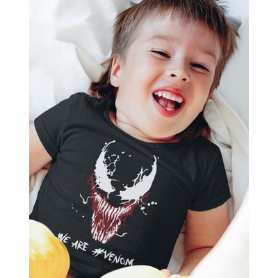 Bezvatriko.cz Dětské tričko Venom od Marvel Černá Canvas Dětské tričko 1