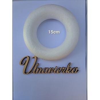 Polystyrenový věnec 15cm