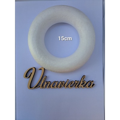 Polystyrenový věnec 15cm