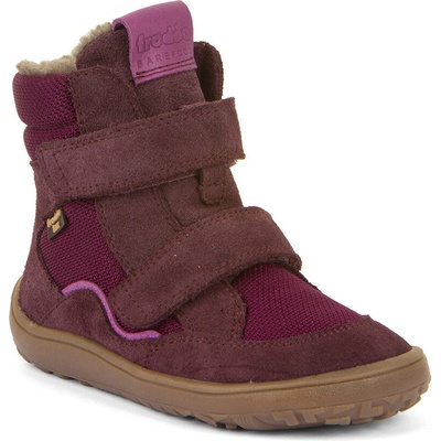 Froddo dívčí zimní barefoot boty TEX WINTER TL Bordeaux