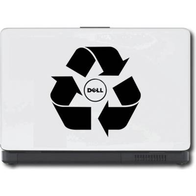 Samolepka na notebook Recyklace