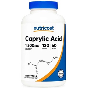 Nutricost Caprylic Acid, 120 софтгел капсули, Nutricost (669101 (574484) NC)