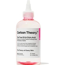 Carbon Theory Tea Tree Oil & Citric Acid čistiace tonikum pre problematickú pleť akné 250 ml