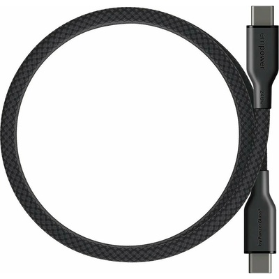 PanzerGlass EM68208 empower opletený magnetický nabíjací USB-C na USB-C 1,5m černý