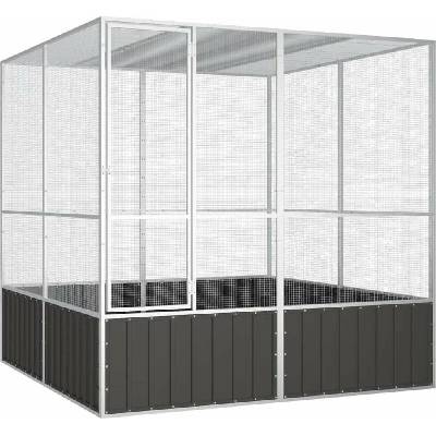 vidaXL klec pozink 213,5 x 217,5 x 211,5 cm
