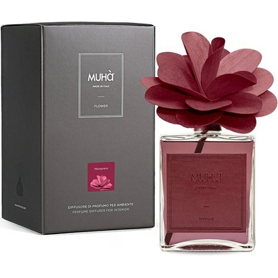 Muhà Flower difuzér s dřevěnou květinou Melograno Granátové jablko 60 ml