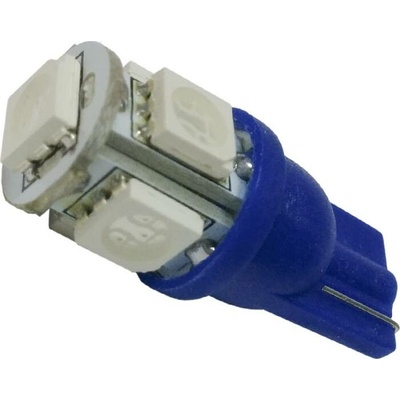 Rabel T10 W5W 5 smd 5050 MODRÁ