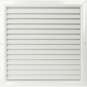Image 1 of Dalap Бяла вентилационна решетка от висококачествен екструдиран алуминий 450x450 мм (90514)