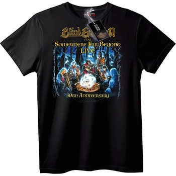 NOONEBRAND Тениска Blind Guardian 30-годишнина - 2XL, White