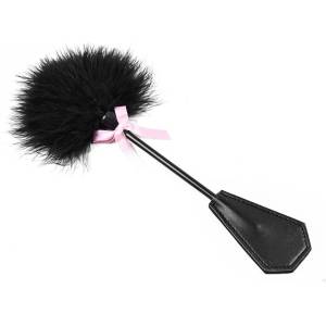 Fetish Addict Feather Tickler and Paddle 2in1 29cm Black