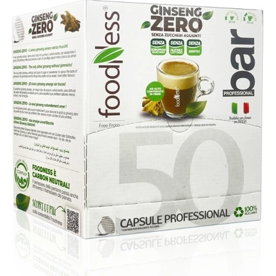 FoodNess Ženšenová káva Zero do Dolce Gusto kapsule 50 ks