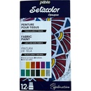 Pébéo Setacolor sada farieb na textil 12 ks 20 ml