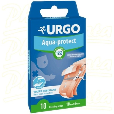 Urgo AQUA PROTECT Omyvatelná 10 x 6 cm 10 ks NOVÁ