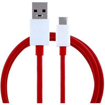 OnePlus D301 USB na typ C, 4A - bílý/červený
