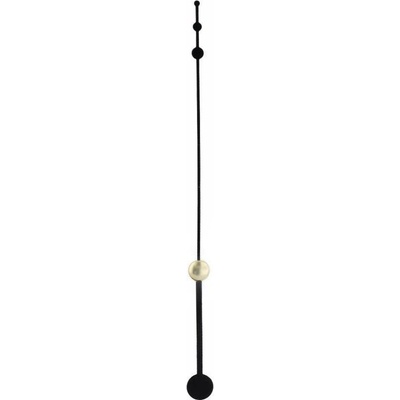 MPM Sekundová ručička 132 mm - černá Ručička hodinová C8 vteřinová