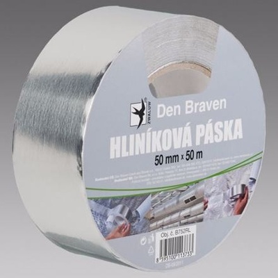 Den Braven páska AL 50 mm x 50 m B752RL strieborná