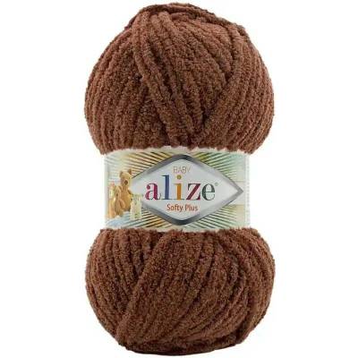 Alize příze Softy Plus 321 hnědá