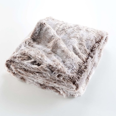 douceur d'intérieur Кафяво одеяло от изкуствена кожа 180x220 cm Antartic - douceur d'intérieur (1606543)